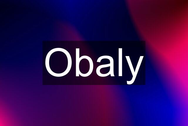 Obaly