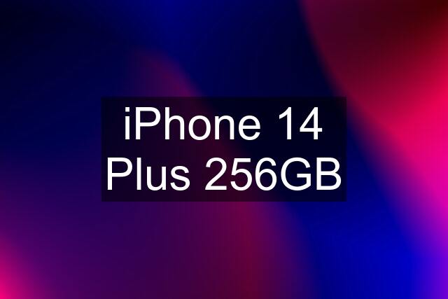 iPhone 14 Plus 256GB