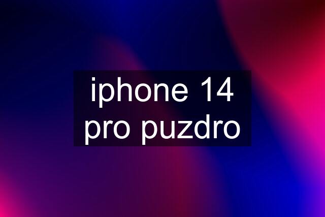 iphone 14 pro puzdro