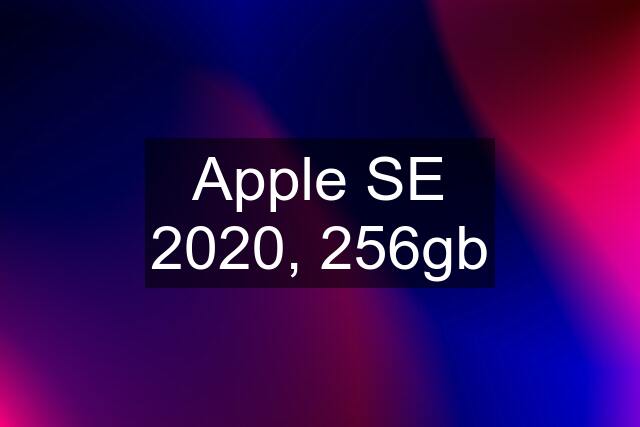 Apple SE 2020, 256gb