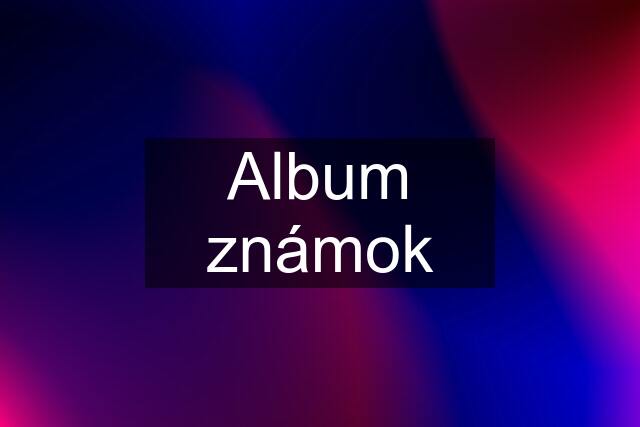 Album známok