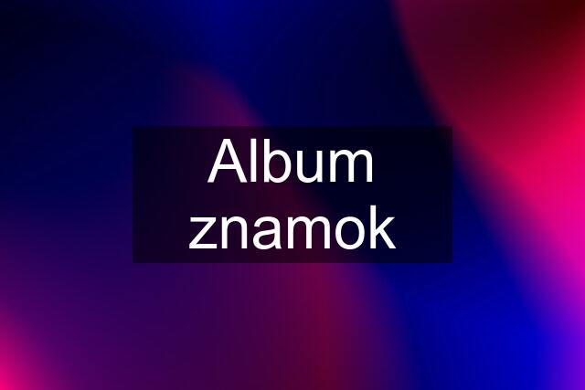 Album znamok