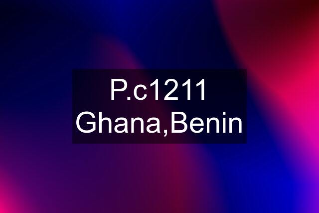 P.c1211 Ghana,Benin