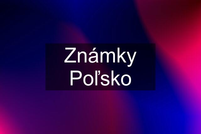 Známky Poľsko