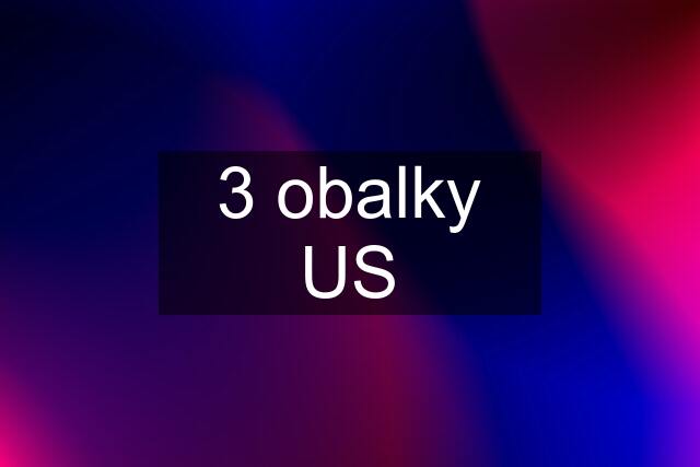 3 obalky US