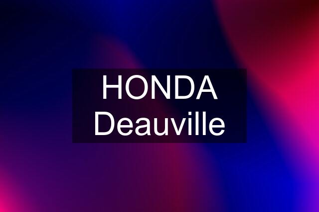 HONDA Deauville