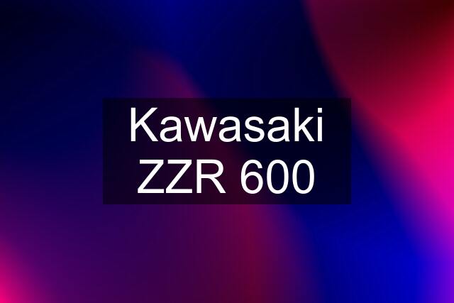 Kawasaki ZZR 600