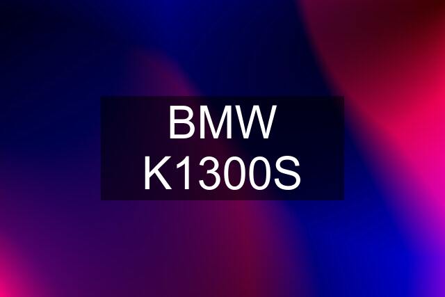 BMW K1300S