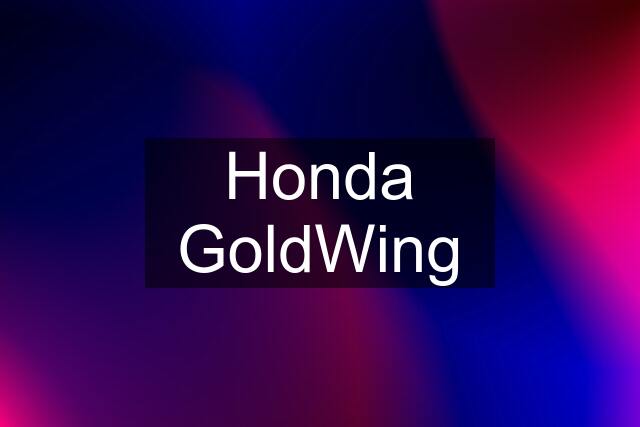 Honda GoldWing