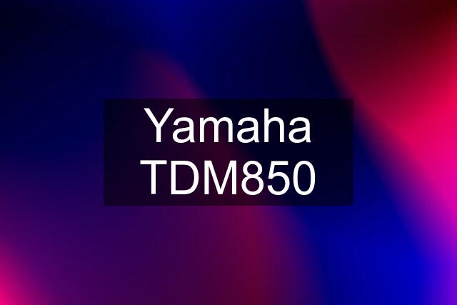 Yamaha TDM850