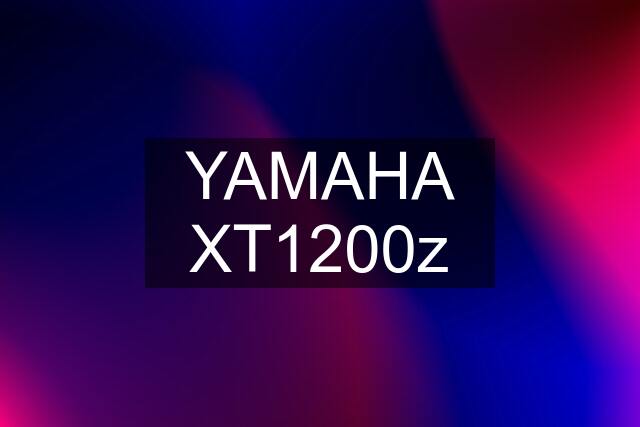 YAMAHA XT1200z