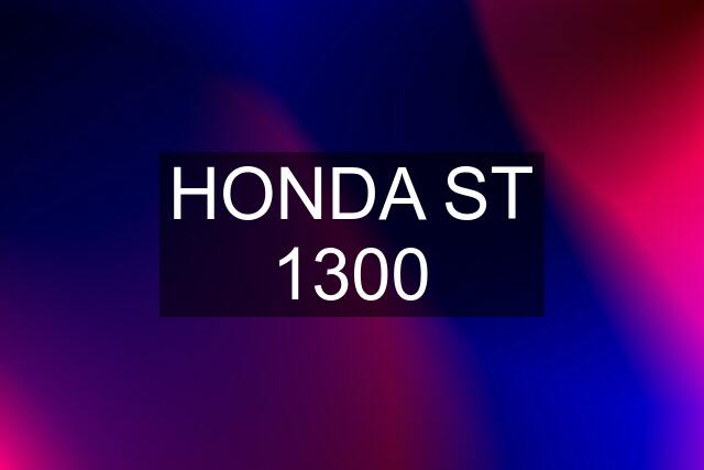HONDA ST 1300