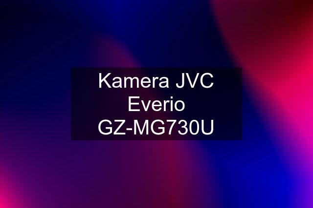 Kamera JVC Everio GZ-MG730U