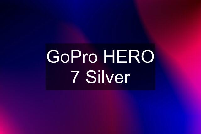 GoPro HERO 7 Silver