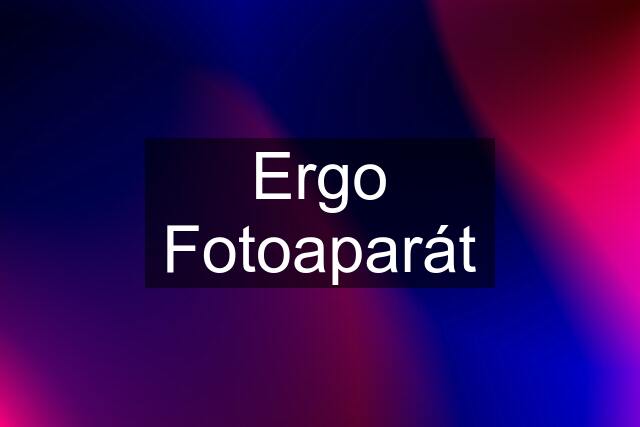 Ergo Fotoaparát