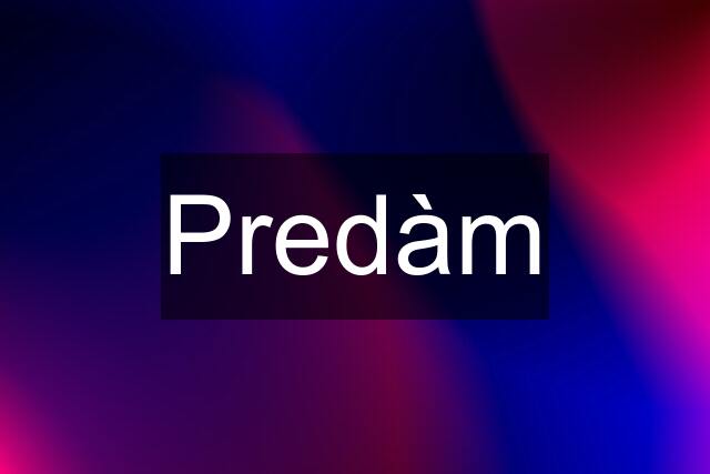 Predàm