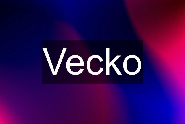 Vecko