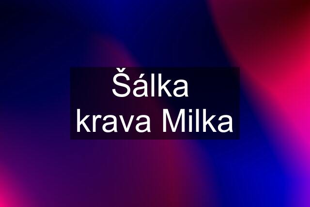 Šálka  krava Milka