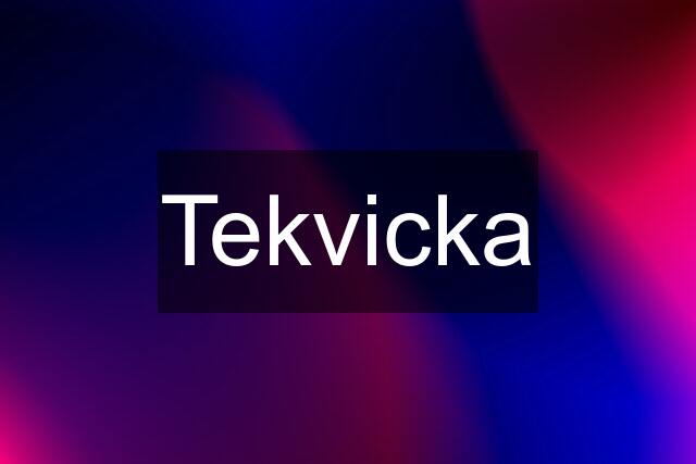 Tekvicka