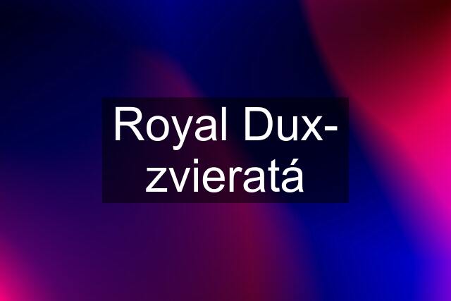 Royal Dux- zvieratá