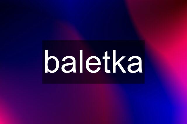 baletka