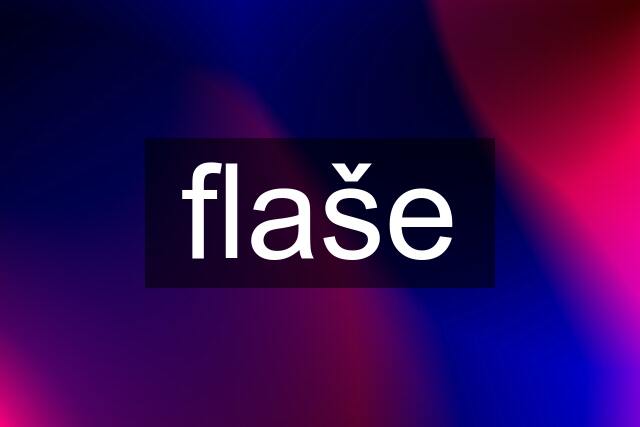 flaše