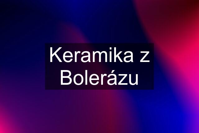 Keramika z Bolerázu