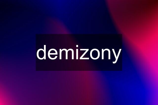 demizony