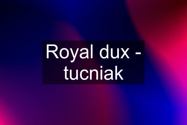 Royal dux - tucniak