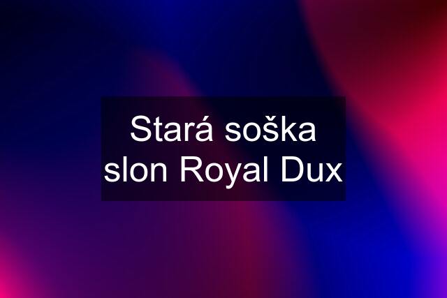 Stará soška slon Royal Dux