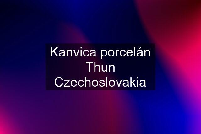 Kanvica porcelán Thun Czechoslovakia