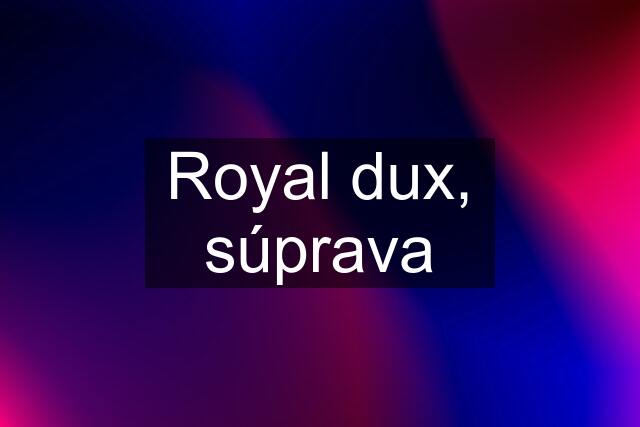 Royal dux, súprava