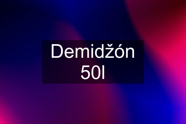 Demidžón 50l