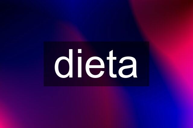 dieta