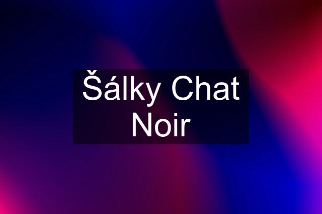 Šálky Chat Noir