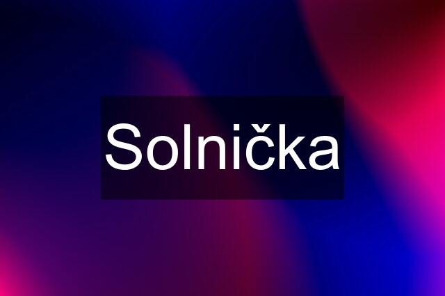 Solnička