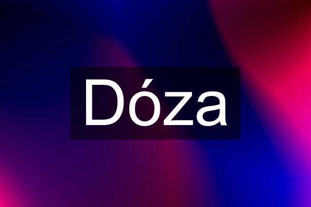 Dóza