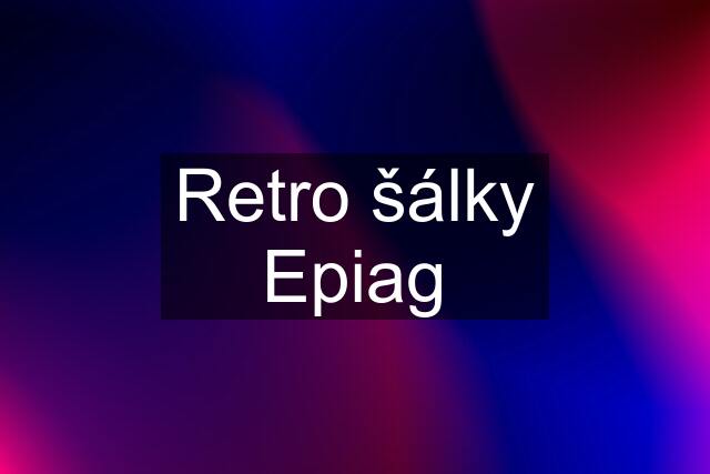 Retro šálky Epiag