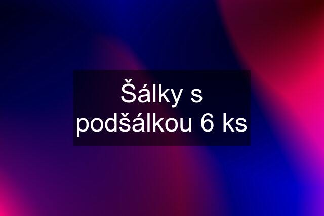 Šálky s podšálkou 6 ks