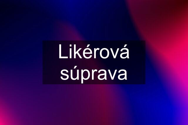 Likérová súprava