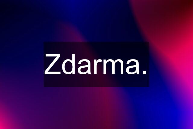 Zdarma.