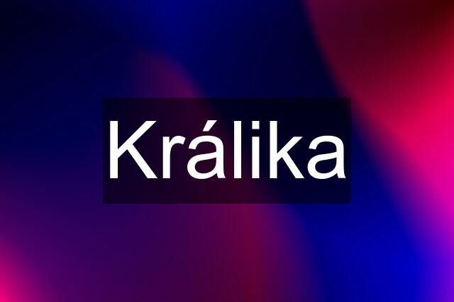 Králika