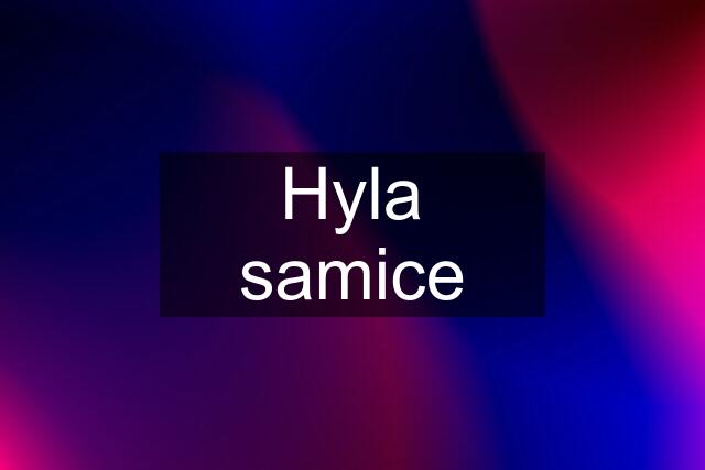 Hyla samice