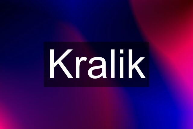 Kralik