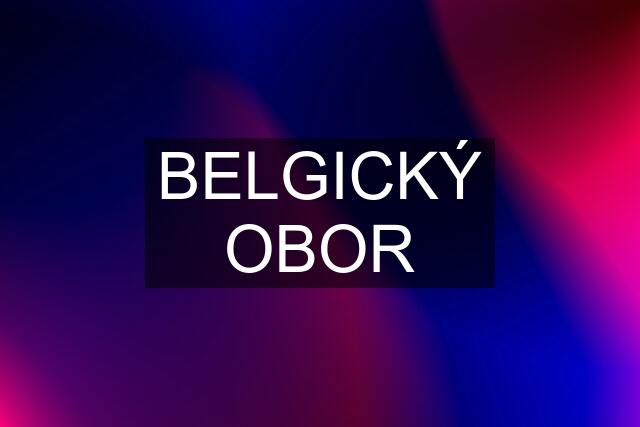 BELGICKÝ OBOR