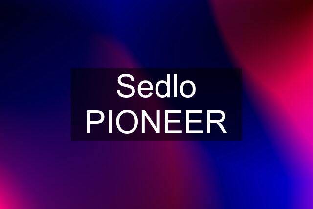 Sedlo PIONEER