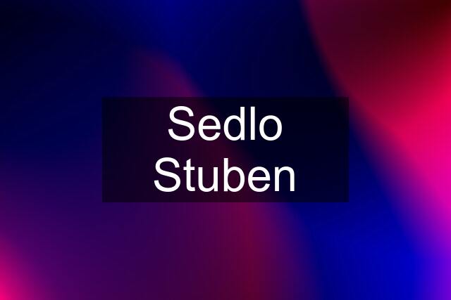 Sedlo Stuben