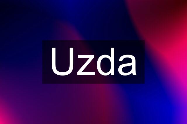 Uzda