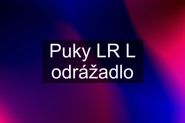 Puky LR L odrážadlo