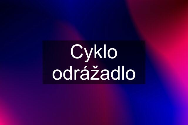 Cyklo odrážadlo